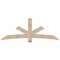 Ekena Millwork Alberta Smooth Timber Gable Bracket, Douglas Fir, 84"W x 31"H x 5 1/2"D x 5 1/2"F, 9/12 Pitch GBW084X31X0606ALB00SDF - alternate 1